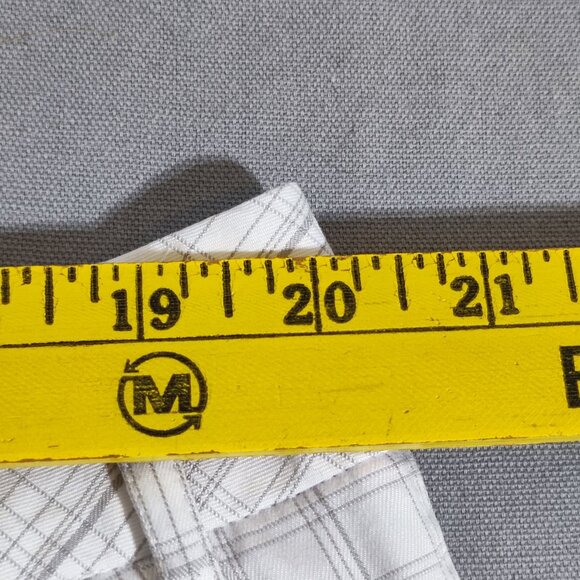 Under Armour Golf Pants men's 40X32 white grey check active wear polyester pants - Picture 11 of 13